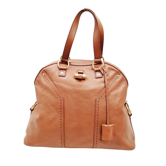 YSL Saint Laurent Brown Large Leather Muse EUC - Picture 1 of 9